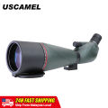 USCAMEL Spotting Scope 20-60x80 Zoom Monocular Telescope Nitrogen-Filled Waterproof Outdoor Birdwatching Camping Teropong. 