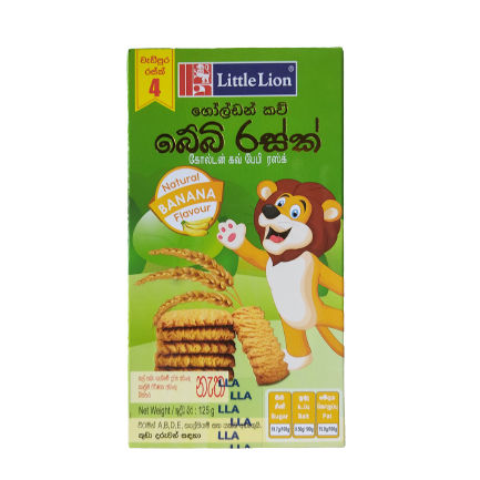 Little Lion Golden Cow Rusk 125G (Banana) | Daraz.lk