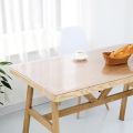 1.0mm/2.0mm/3.0mm High Quality Super Thick Pvc Soft Glass Transparent Table Cloth Waterproof Table Cover For Rectangular Table. 
