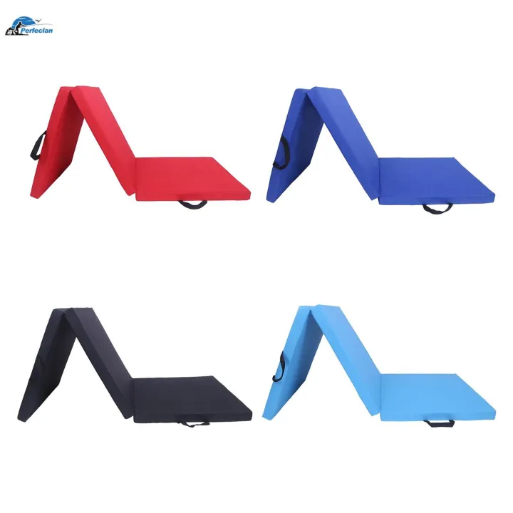 Three%20Fold%20Folding%20Exercise%20Mat%20Foldable%20Yoga%20Gym%20Men%20Women%20with%20Carrying%20Handle%20for%20-%20Image%205