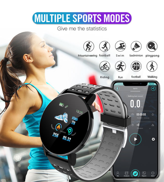 119%20Plus%20Fit%20Pro%20Smart%20Bracelet%20Round%20Women%20Men%20Wristwatch%20Alarm%20Clock%20Fitness%20Tracker%20Watch%20Fit%20Smartwatch%20Kids%20Android%20IOS%20-%20Image%206