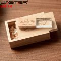 Jaster Wedding Photography Custom Logo Wooden Crystal Wooden Usb 3.0 64gb 32gb 16gb 4gb Version Memory Flashs Stick Pen Drive. 
