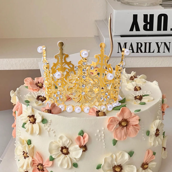 Mini%20Crown%20Cake%20Topper%20Crystal%20Pearl%20Tiara%20Children%20Hair%20Ornaments%20Kids%20Birthday%20Party%20Cakes%20Dessert%20Accessories%20Elegant%20Wedding%20Supplies%201Pcs%20-%20Image%202
