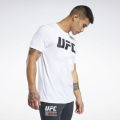 UFC Logo Dry-Fit T shirt for men - White. 