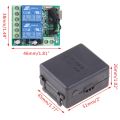 Professional Dc 12v 2ch Relay Wireless Remote Control Switch Module Rf 433mhz Remote Controller. 
