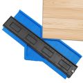 Multi-functio Profile Tiling Laminate Edge Shaping Wood Measure Ruler ABS Contour Gauge. 