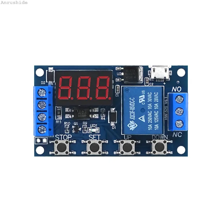 Anrushide%20DC%206-30V%20Timer%20Relay%20Programmable%20Delay%20Relay%20Module%20Cycle%20Timer%20with%20LED%20Display%206V%209V%2012V%2024V%20Micro%20USB%20Smart%20Home%20Controller%20-%20Image%205