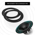 2 pcs 8 Inch Hole Rubber Speaker Foam Surround Ring Replacement or Parts for DIY (Black). 