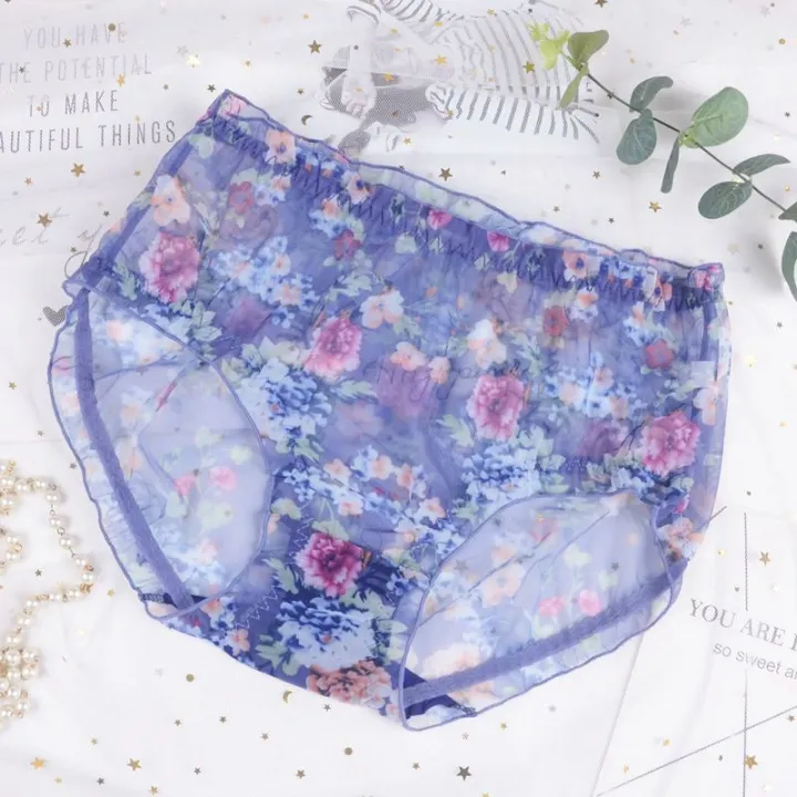 Leopard%20Print%20Mid%20Waist%20plus%20Size%20Underwear%20Women's%20Mesh%20Summer%20Ultra-Thin%20FatMMComfortable%20Breathable%20High%20Elastic%20Panties%20-%20Image%202