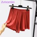 Amamia Women Summer Shorts Satin Quick Dry Summer Sleeping Pants. 