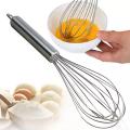 Whisk  Cooking  Whisking  Blending  Beating  Stirring  Essential Wire Whisk Stainless Steel for The Kitchen Egg Beater  Whisks Stainless Steel. 