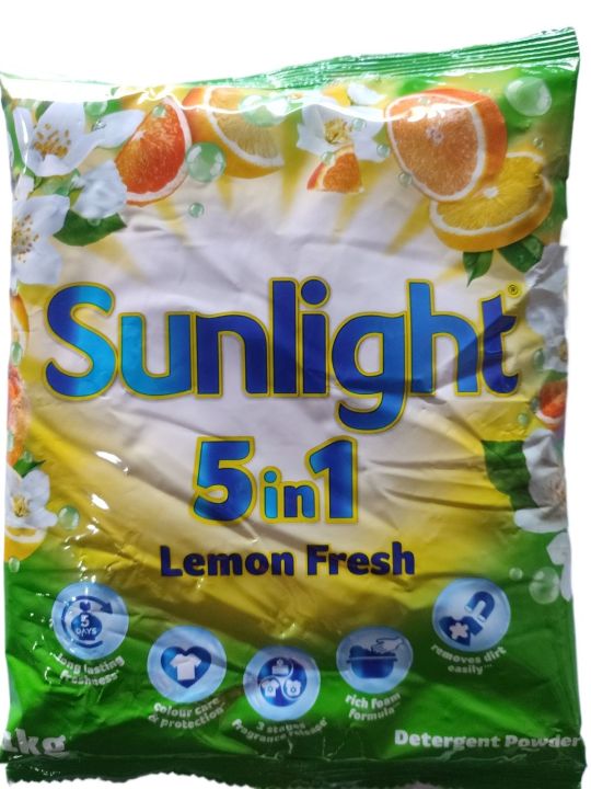 Sunlight Clean & Lemon Fresh Washing Powder 1 kg
