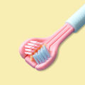 3D Three-dimensional Toothbrush Adult Toothbrush Tongue Scraper 360° Cleaning Oral Care Toothbrush. 