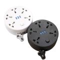 Circular Power Extension Board Power Strip With Usb Cable Plug 2m Retractable Power Cord Home Uk Eu Socket. 