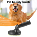 Pet Grooming Brush Loose Puppy Hair Cat Dog Fur Vacuum Cleaner Nozzle Cleaning Black + Green. 
