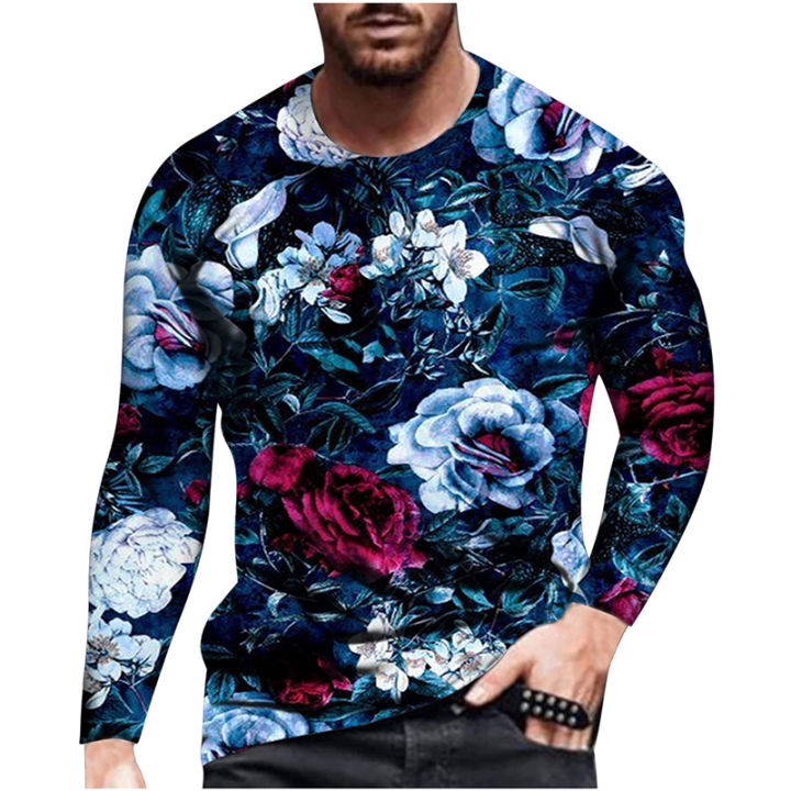 Christmas%20T%20Shirt%20Men%20Fake%20Two%20Piece%20Tops%202023%20New%20Year%20Xmas%20Party%20Prom%20Tshirt%20Long%20Sleeve%20O-Neck%20Personality%20T-Shirt%20Oversized%20-%20Image%204