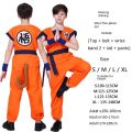 Perfect Halloween Party Dress Up Dragon Ball Z Goku Costume for Kids. 