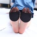 4 Double High Heel Shoes Sweat-Proof Socks Women's Front Foot Half Sole Socks Pumps Boat Socks Invisible Silicone Non-Slip Summer Thin. 