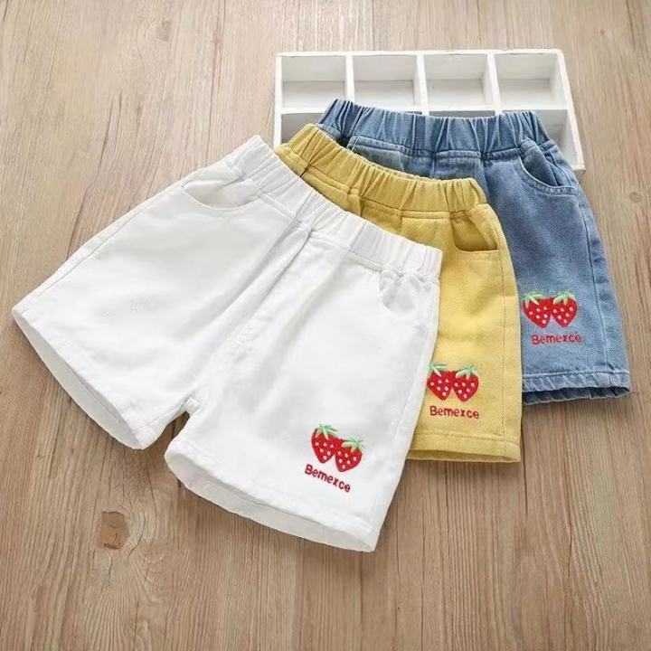 Girls' Summer Shorts Loose Outer Wear Fifth Pants Girls' Shorts Children's Sports Shorts Kindergarten Versatile Fashion