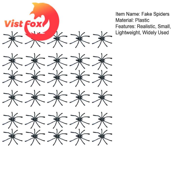 Fake%20Spiders%2030pcs%20Realistic%20Small%20Size%20Prank%20Scary%20Black%20Spiders%20Halloween%20Decoration%20Photography%20Prop%20Scary%20Spider%20Toys%20-%20Image%204