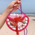 Shell Bag Messenger Bag Gift Seaside Conch Style Commemorative Children's Natural Crafts Mediterranean Stall Night Market. 