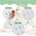 Sank Magic Practice Copybook with 1 Pen 10 refills+ 1 pen case,4 pcs Reusable Handwriting Magic Practice Copybook for Children, Alphabet Number Math Drawing Tracing Book. 