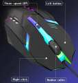 USB Wired Gaming Mouse 1200 DPI 3 Buttons Silent Mouse Backlit Professional Gamer Mice Ergonomic Computer Mouse For PC Laptop. 