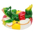 Pond Ornaments Resin Colorfast Easy Float Water Floating Garden Statue for Home Garden Yard boat. 