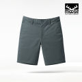 Moose Premium Shorts For Men – Solid Cotton Spandex Casual Chino Shorts. 
