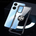 Casinglee for OnePlus Nord N30 Case Hard Clear Transparent Shockproof Car Holder Ring Back Cover Casing Hp OnePlus Nord N30 Phone Cases Cover. 