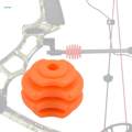 Compound Bow Stabilizer Ball Decelerator Shock Absorber Shockproof Suppressor Bracket Noise Repalcement Parts - Orange. 