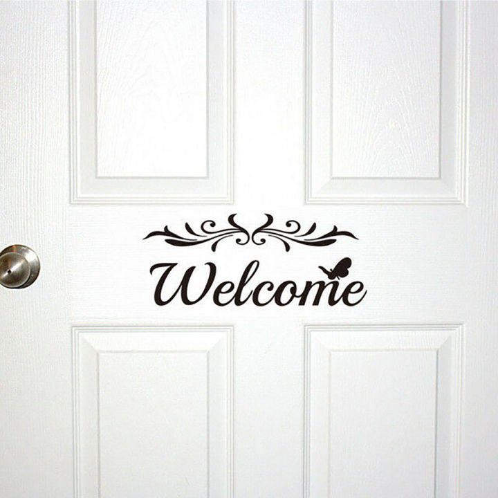 Welcome%20Wall%20Decal%20Home%20Door%20DIY%20Removable%20PVC%20Sticker%20Art%20Entryway%20Mural%20Decor%20-%20Image%203