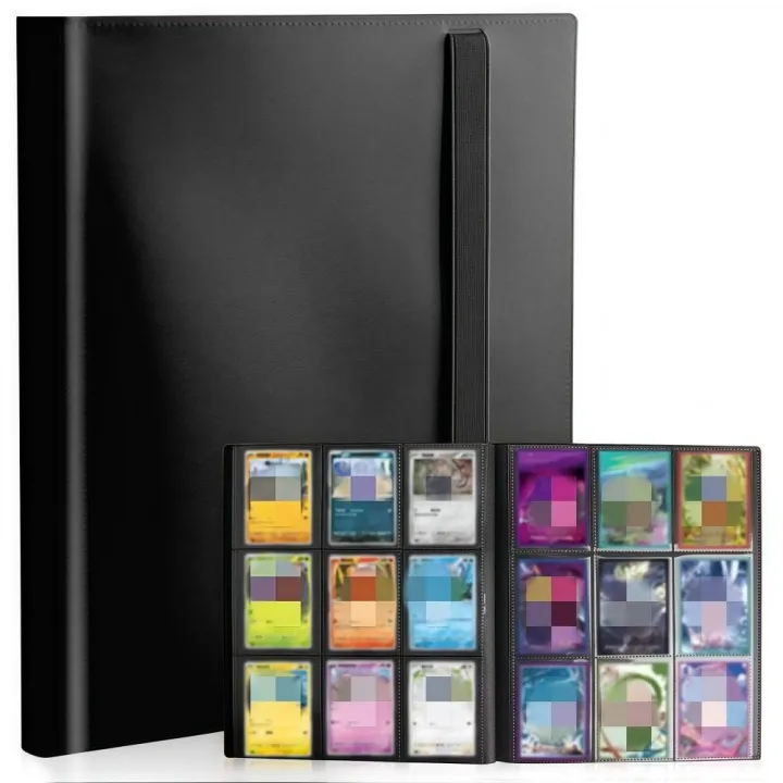 Premium 9 Pocket 20 Pages Trading Card Collection Album HD Transparent ...