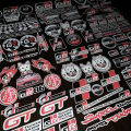 【Miga Plaza】Toyota Sticker GR GAZOO Racing Decal GR Sports Cover Automobile Central Control Instrument Decoration Motorcycle Helmet Modification Accessories For Yaris Supra 86 RAV4 Vitz Camry Reiz Crown Corolla. 