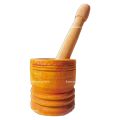 Wooden Mortar and Pestle (wangediya molgaha)- 3.5". 