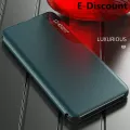 For Samsung Galaxy Note 9 Clear Window View Smart Transparent PU Leather Stand Holder Phone case for Galaxy Note9 Flip Cases. 