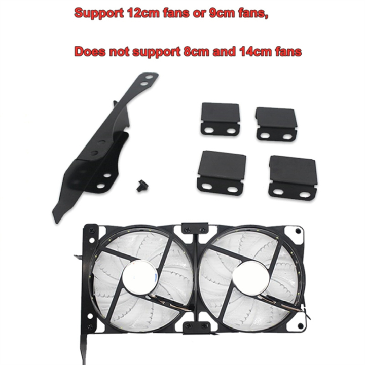 3%20Fan%20Mount%20Rack%20PCI%20Slot%20Bracket%20for%20Video%20Card%20with%20Support%2090MM/120MM%20Fan%20Bracket%20Kit%20Fan%20Bracket%20Fan%20Connectors%20-%20Image%204