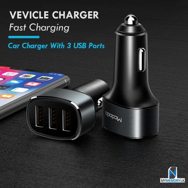 MCDODO%205V%205.2A%20Three%20USB%20ports%20car%20charger%20-%20Image%205