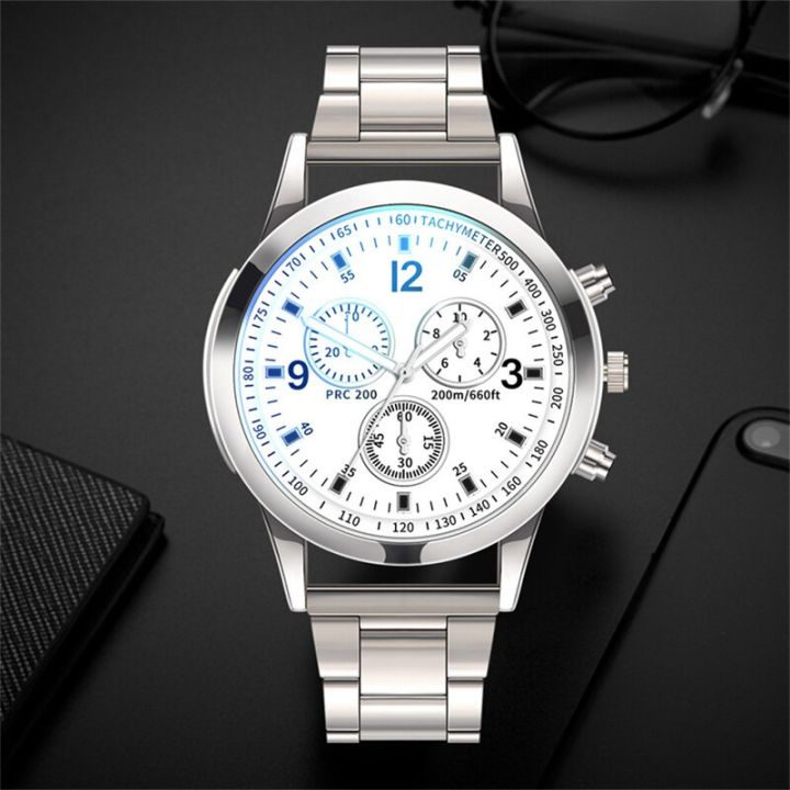 【IKE】Fashion Mens Stainless Steel Watches Luxury Quartz Wristwatch ...