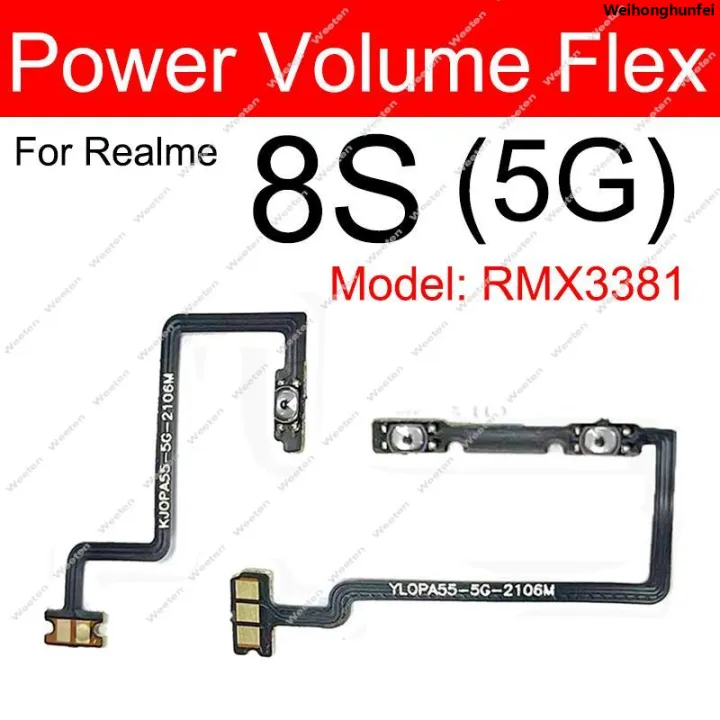 WeihonghunfeiOriginal%201%20Set%20For%20Realme%208%208%20Pro%208i%208S%204G%205G%20Power%20Volume%20Flex%20Cable%20Side%20Switch%20Volume%20Button%20On%20OFF%20Power%20Key%20Flex%20Ribbon%20Parts%20-%20Image%203