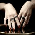 Chiba Japan Nose Master Silver Jewelry bloodymary Surprise Series Alloy Silver [ Blackbird ] Ring. 