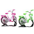 Beautiful New MODEL BICYCLE 1:8 Alloy Ladies Bicycle Model Simulation Bicycle Ornaments Die Casting Metal bicycle Toy, Collectors, displays. 