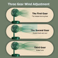 DoomHot Rechargeable Fan Mini Electric Foldable Telescopic Fan Low Noise Portable Folding Small Desktop Fan High Batt-ery Life USB Rechargeable Floor Fan For Student Dormitory Home Outdoor Camping Office. 
