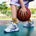 Kobe Summer Mesh Breathable Basketball Shoes Male Primary and Secondary School Students Older Boys Friction Sound Low Top Sneaker. 