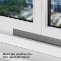 1/2/3M Self-adhesive Sealing Strip Door And Window Glass Window Anti-collision Rubber Strips Silicone Gel Sound Insulation Strip 1Roll. 