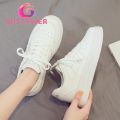 New white shoes ins Trendy Fashion Joker Women's Sneakers 2024 Summer Popular Korean Student Leisure Sneaker. 