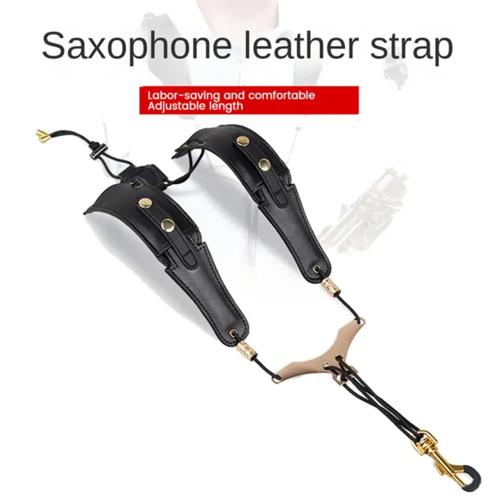 Adjustable Sax Double Shoulder Strap Saxophone Neck Strap Harness Sax Musical Instents Accessories