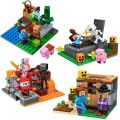 Compatible with Lego  Minecraft  Melon Farm Receiving Season Boys and Girls Holiday Gift Box Puzzle Building Blocks Toys. 