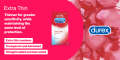 Imported Durex Extra Thin Condoms - Extra Sensation - Pack of 10. 