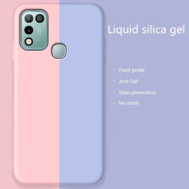 Biruiqu%20For%20Infinix%20Hot%2010%20Play%20Case%20Liquid%20Silicone%20Soft%20Gel%20Rubber%20Shockproof%20Cover%20-%20Image%209